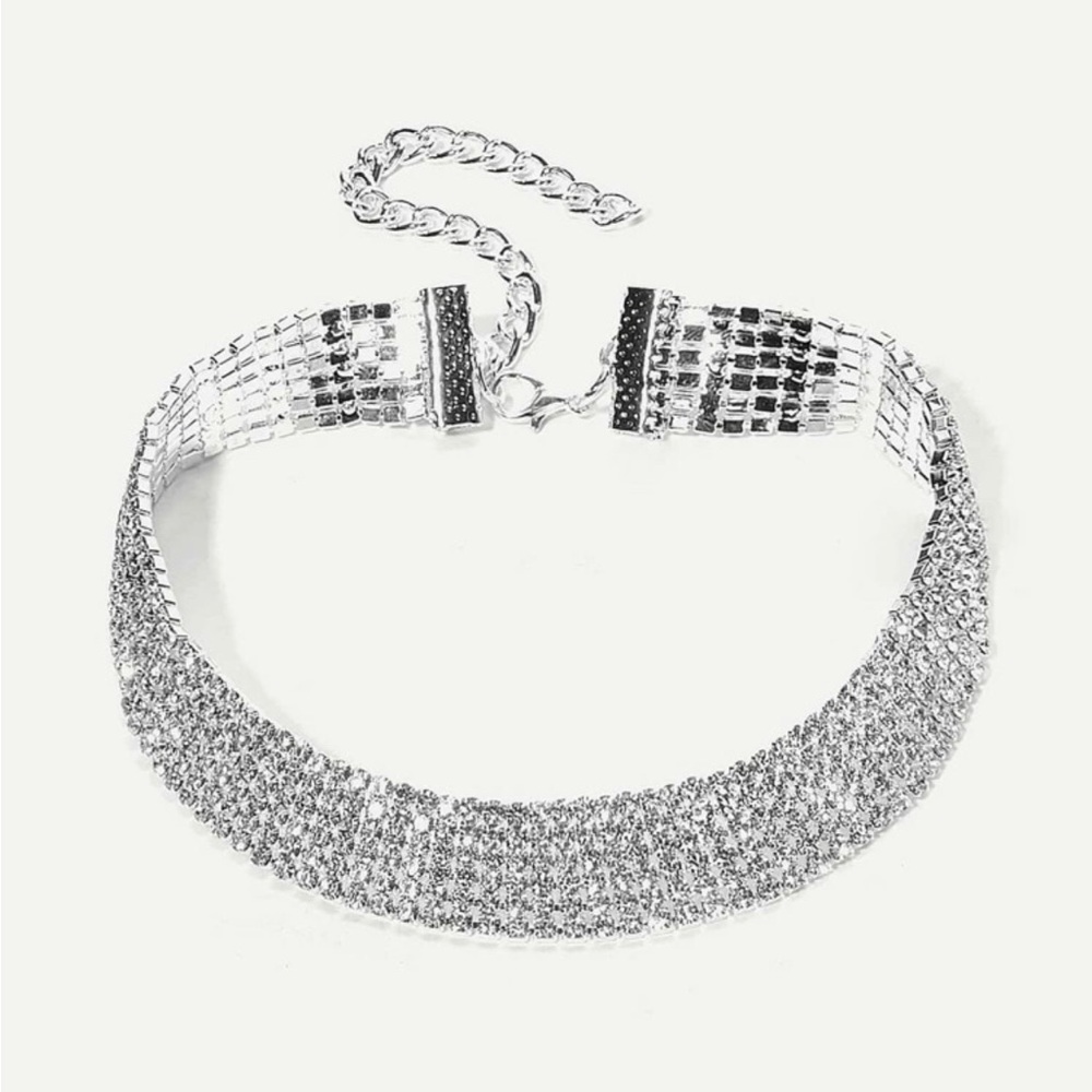 Sparkly Rhinestone Choker - Picture 2 of 9